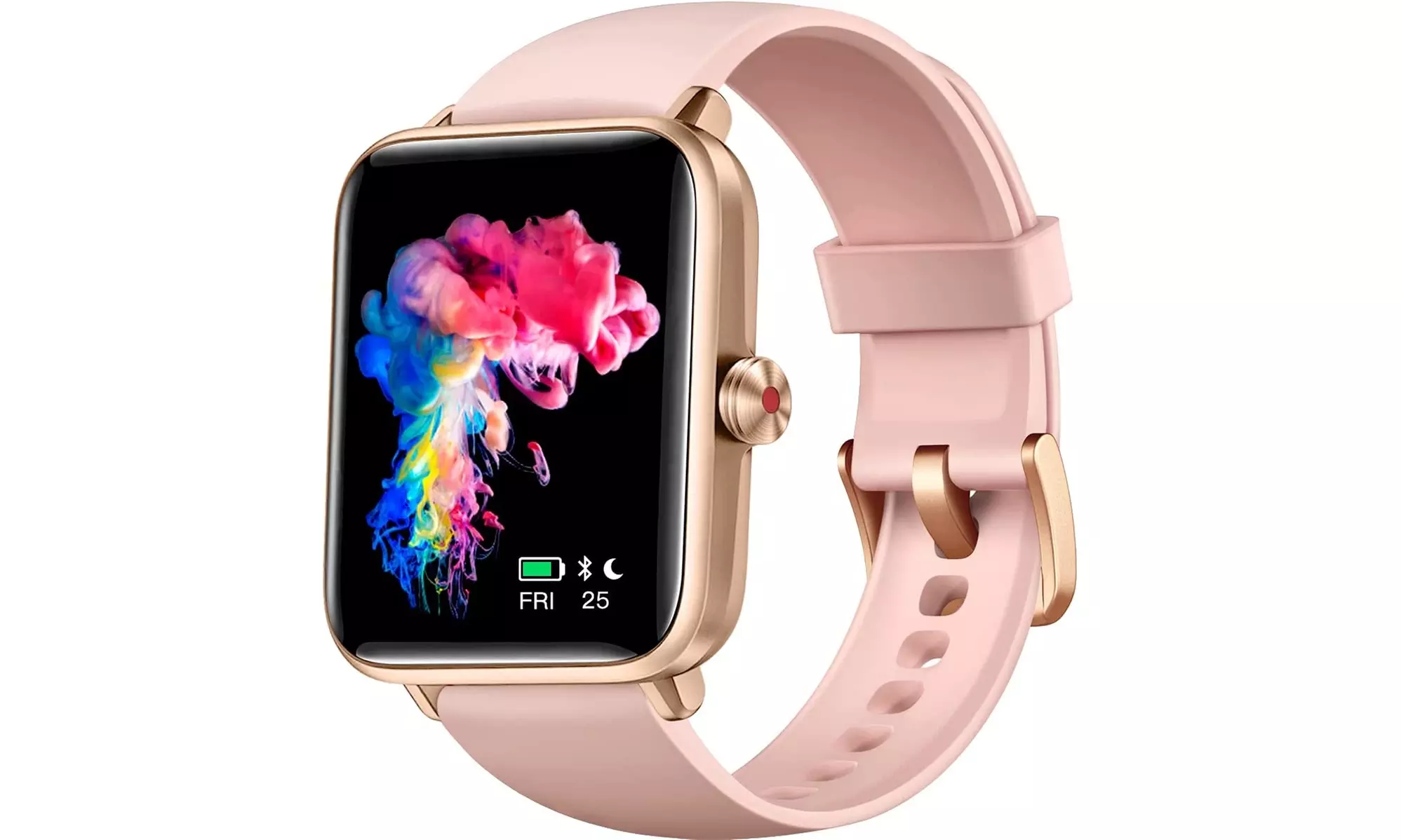 Smartwatch with Heart Rate Monitor & Sleep Tracker & Blood Oxygen Monitor, Pink - Primary Image