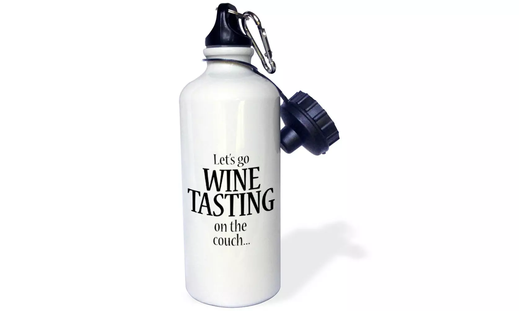  Water Bottle Lets go wine tasting on the couch  - Second Medium