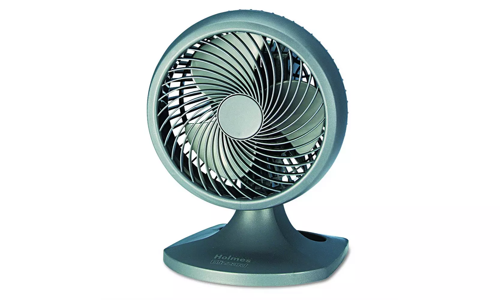 Holmes HOAF90-NTUC Blizzard 9" Three-Speed Oscillating Table/Wall Fan, Charcoal  - Primary Image