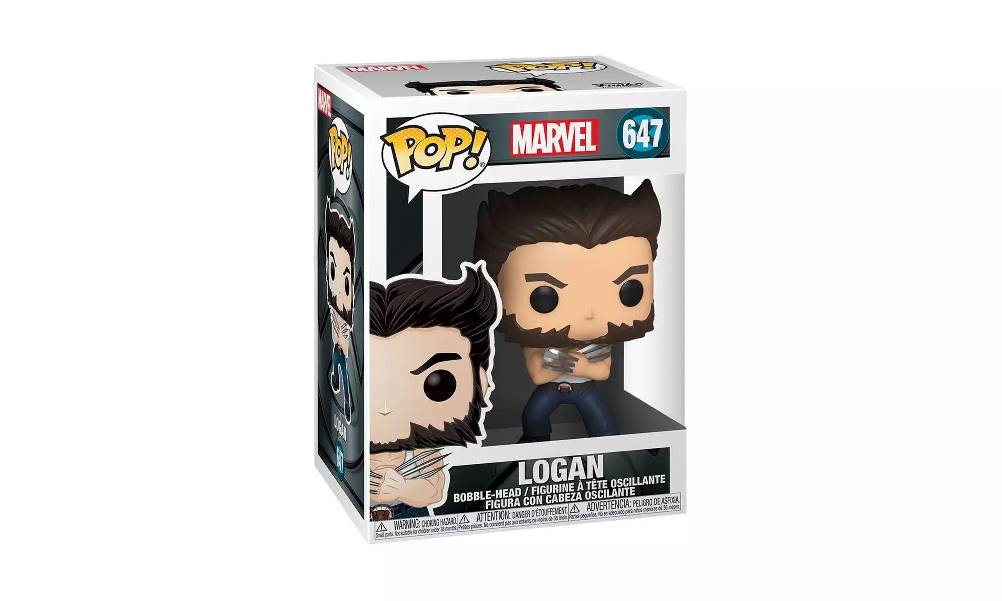 Funko Pop! Bobble-Head Logan - X-Men Origins: Wolverine  #647 - Second Medium