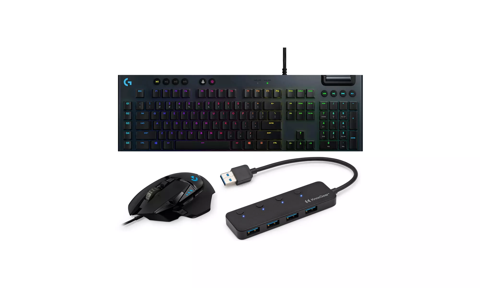 Logitech G815 LightSync Gaming Keyboard- Hero Bundle with Mouse and Accessories - Primary Image