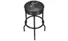 NBA Black Ribbed Bar Stool - City