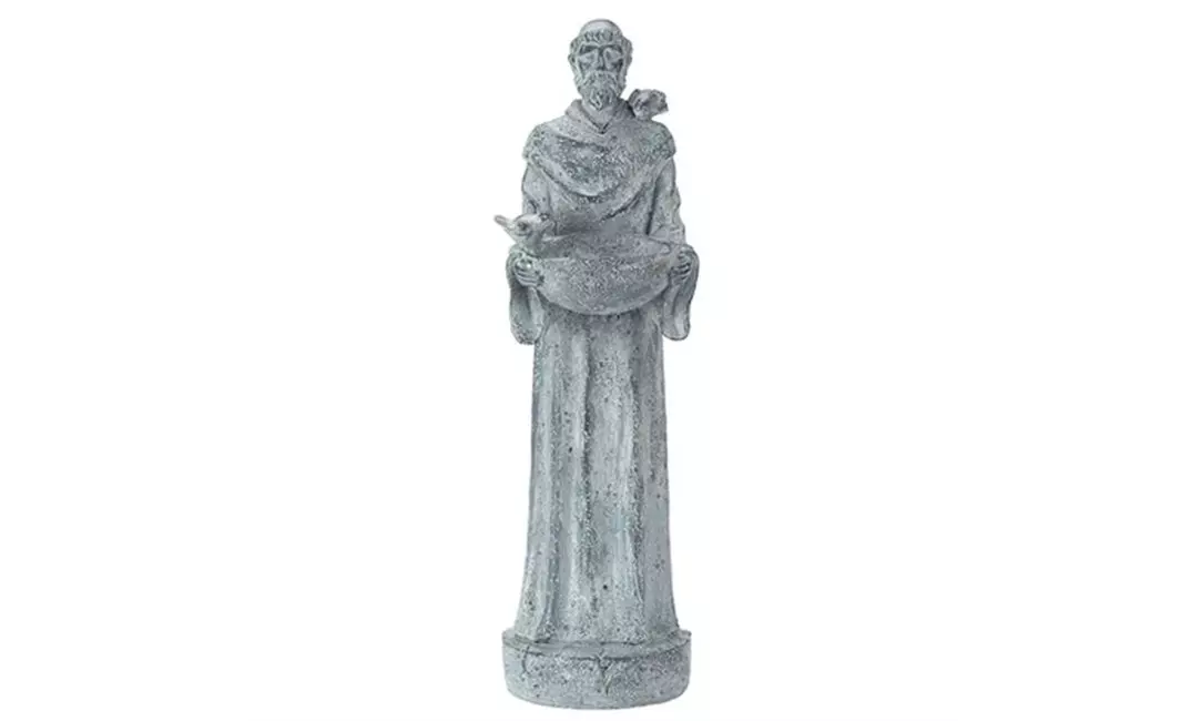 Dicksons FIGRE-302 Tabletop St. Francis Figurine Gray - Primary Image