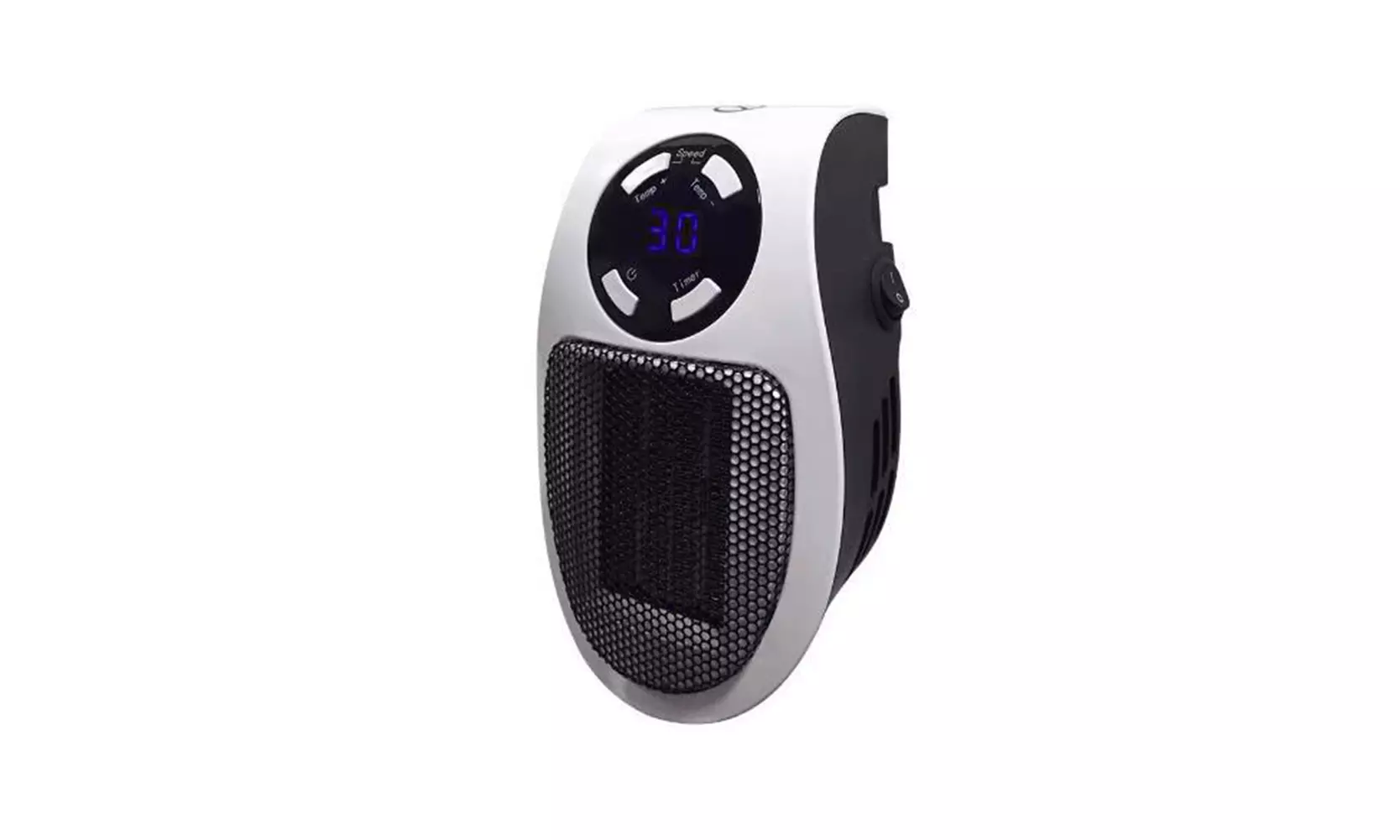 US 1-2 Pack Handy Portable Heater Turbo Wall Outlet Heater Mini for Bedroom