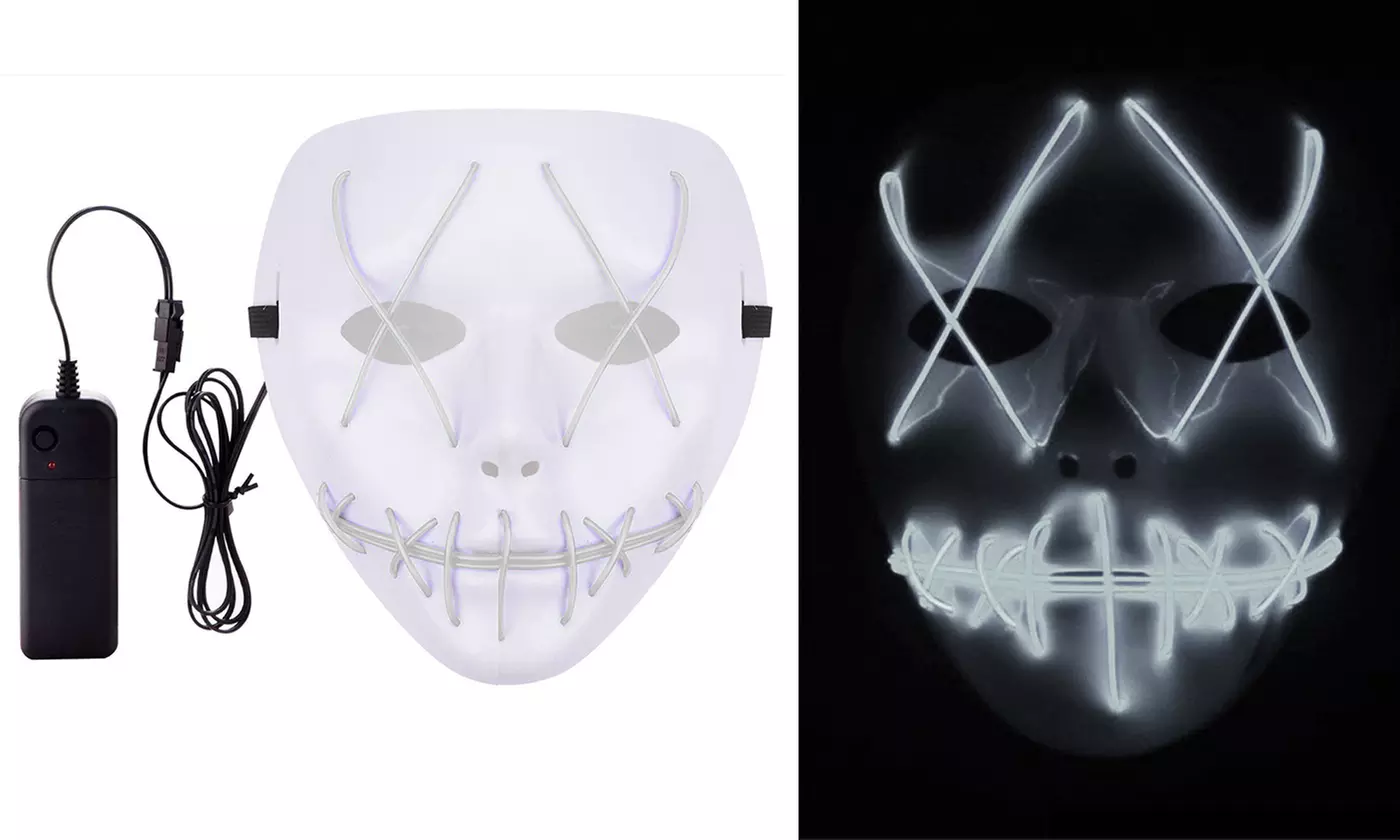 Halloween LED Purge Mask Light Up Funny Masks