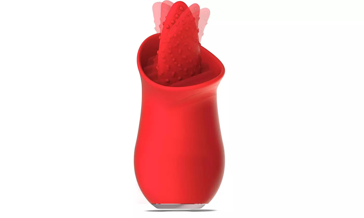 Tongue Licking Vibrator with G Spot Vibrator Adult Stimulator Sex Toy