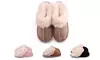 Winter warm suede waterproof non-slip slippers