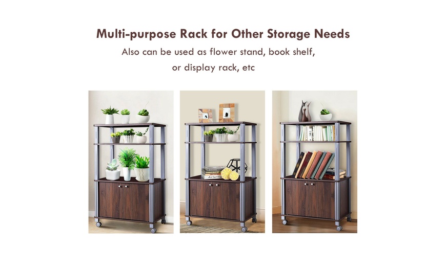 Up To 66% Off on Bakers Rack Microwave Stand R... | Groupon Goods