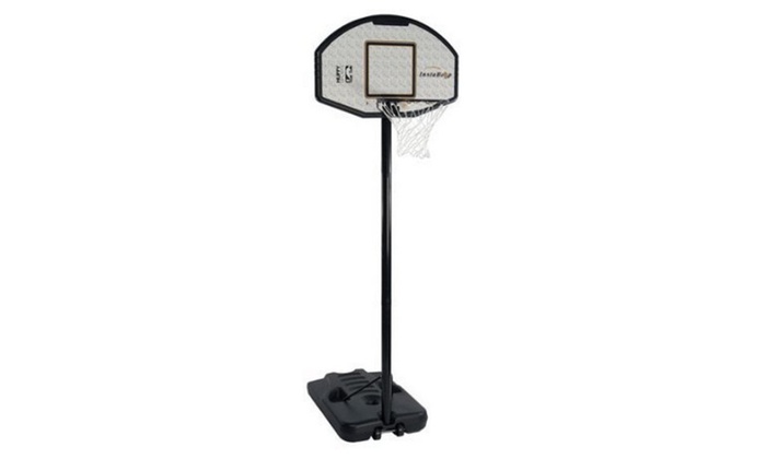 Up To 60 Off On Spalding 61259 Nba Eco Compos Groupon Goods Spalding 61259 Nba Eco Composite 44 Portable Basketball System