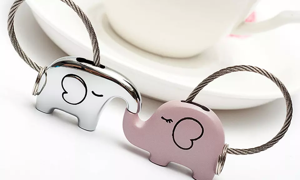 Elephant Love Keychain - Primary Image