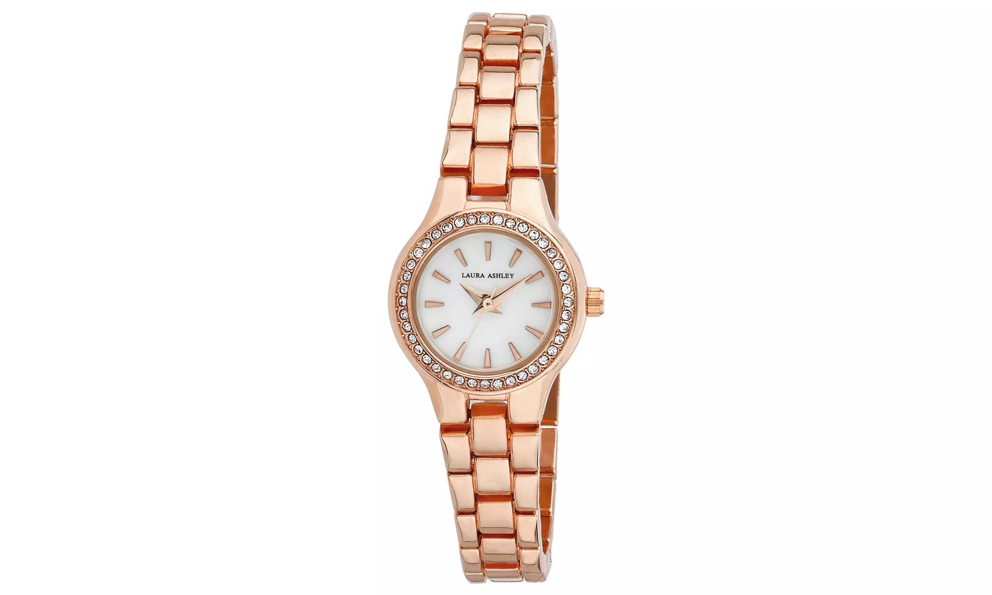 Laura Ashley Rose Gold Color Expandable Bracelet Watch Laura Ashley Women main image 3