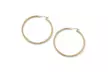 10k Yellow Gold Hoop Earrings (40mm) - Second Medium