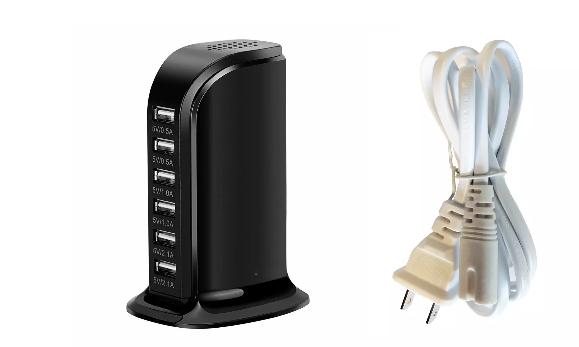 Zummy 30W Multi 6 Port USB Charger Rapid Charging Station Desktop Hub