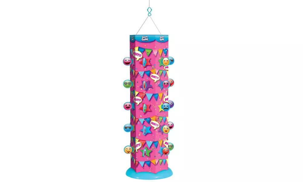 Goodie Gusher Pixie Pink Emoji Pinata Party Supplies - Primary Image