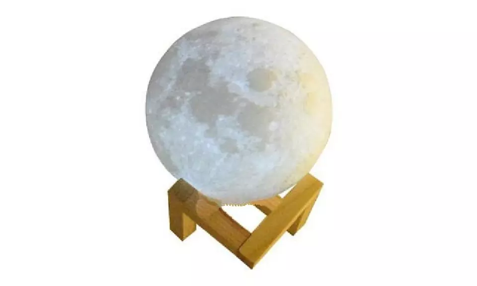 3D LED Full Moon Light - Primary Image
