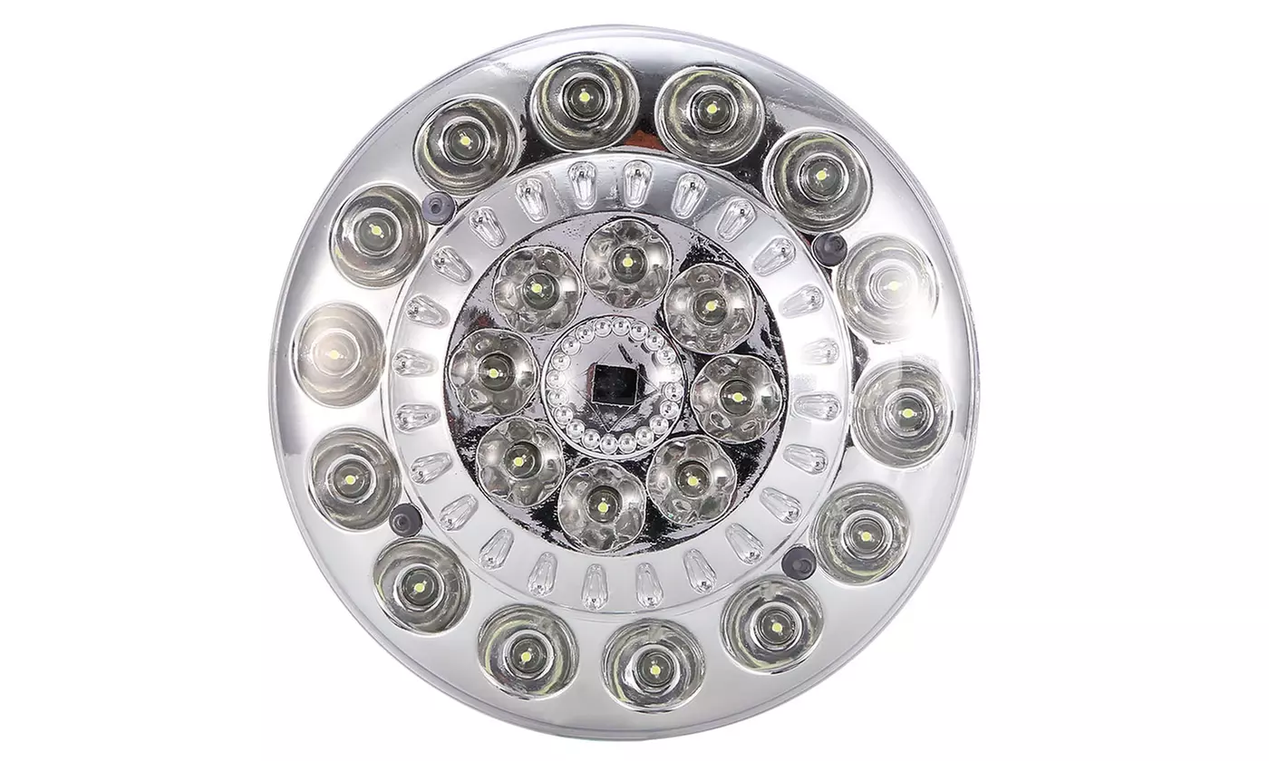 SolarEK 22-LED Solar Powered Hanging Light Lamp w/ 3 Modes & Remote Control