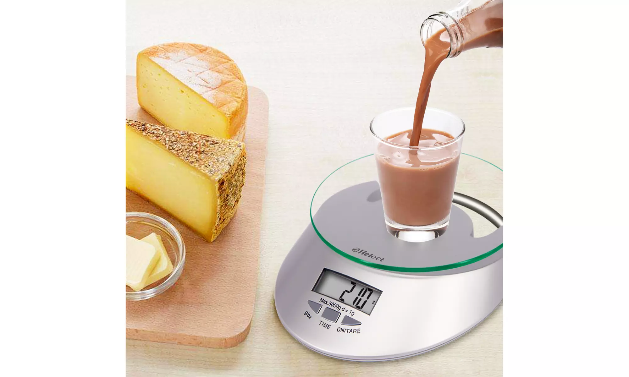 Helect Kitchen Scale, 11lb/5kg Multifunction Food Scale with Tare Function - Second Medium