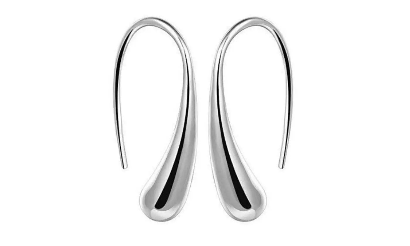 Teardrop Earrings for Women-Sterling Silver Earrings- Drop Earrings - Primary Image
