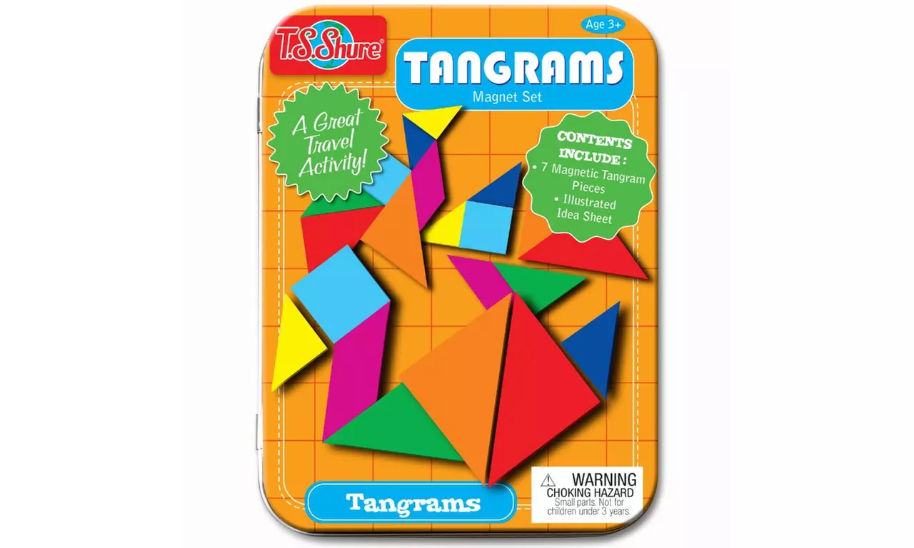 T.S. Shure - Tangrams Magnet Set Mini Tin - Primary Image