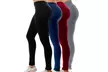 Four-Pack JVINI Women's High Waisted Soft Leggings Size S-3XL - Second Medium
