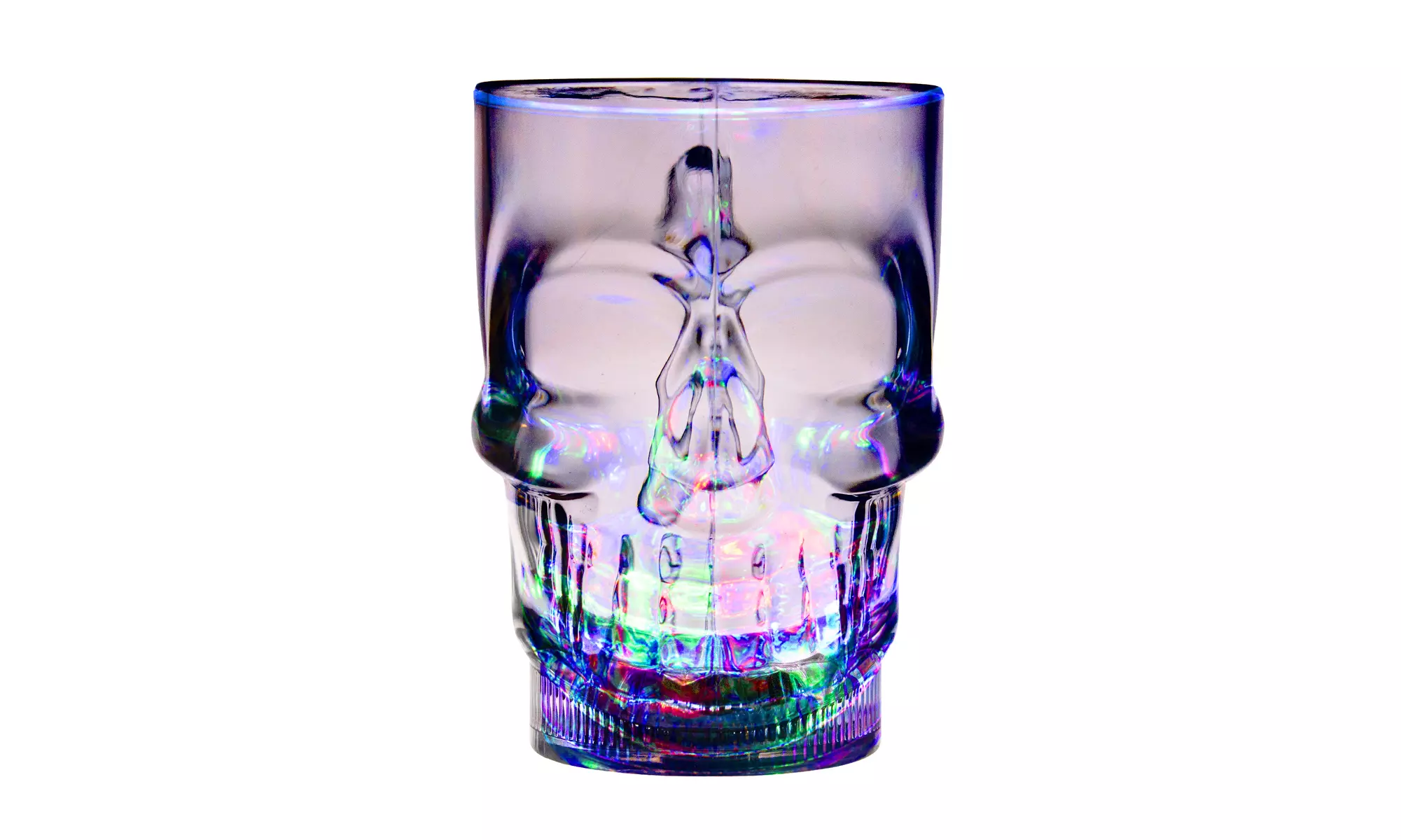 LED Light Up Skull Cup Glasses 14 oz - Set of 2 - Primary Image