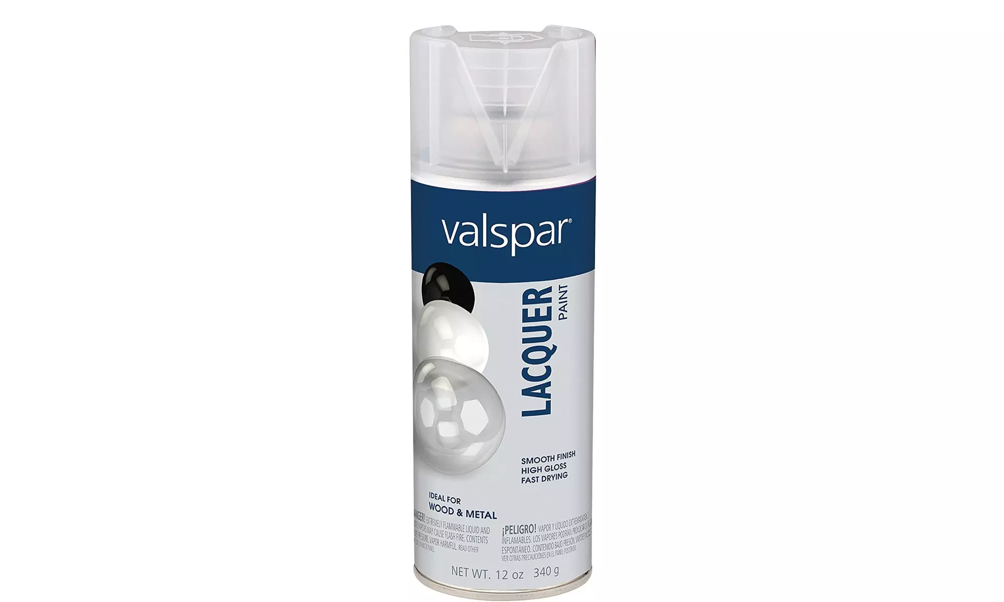Valspar 410-65064 SP 16 oz Clear Anti Rust Lacquer Spray Paint  - Primary Image