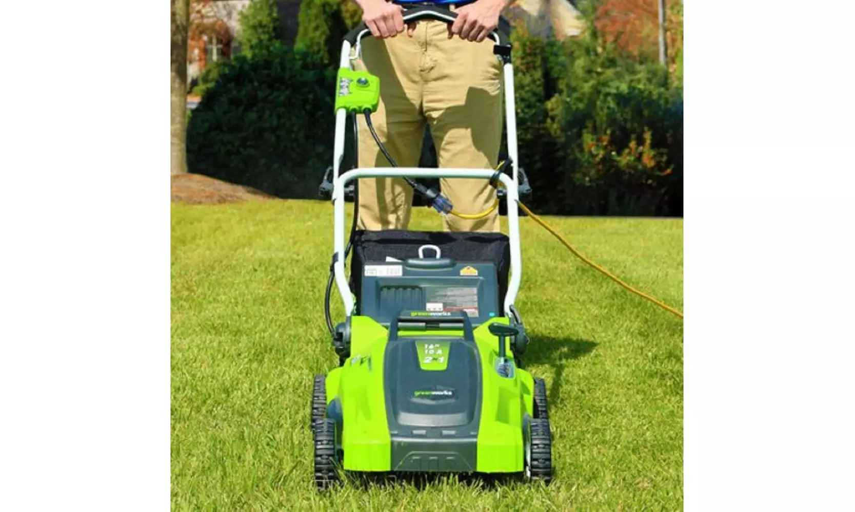 Greenworks 16-Inch 10 Amp Corded Electric Lawn Mower 25142 - Second Medium
