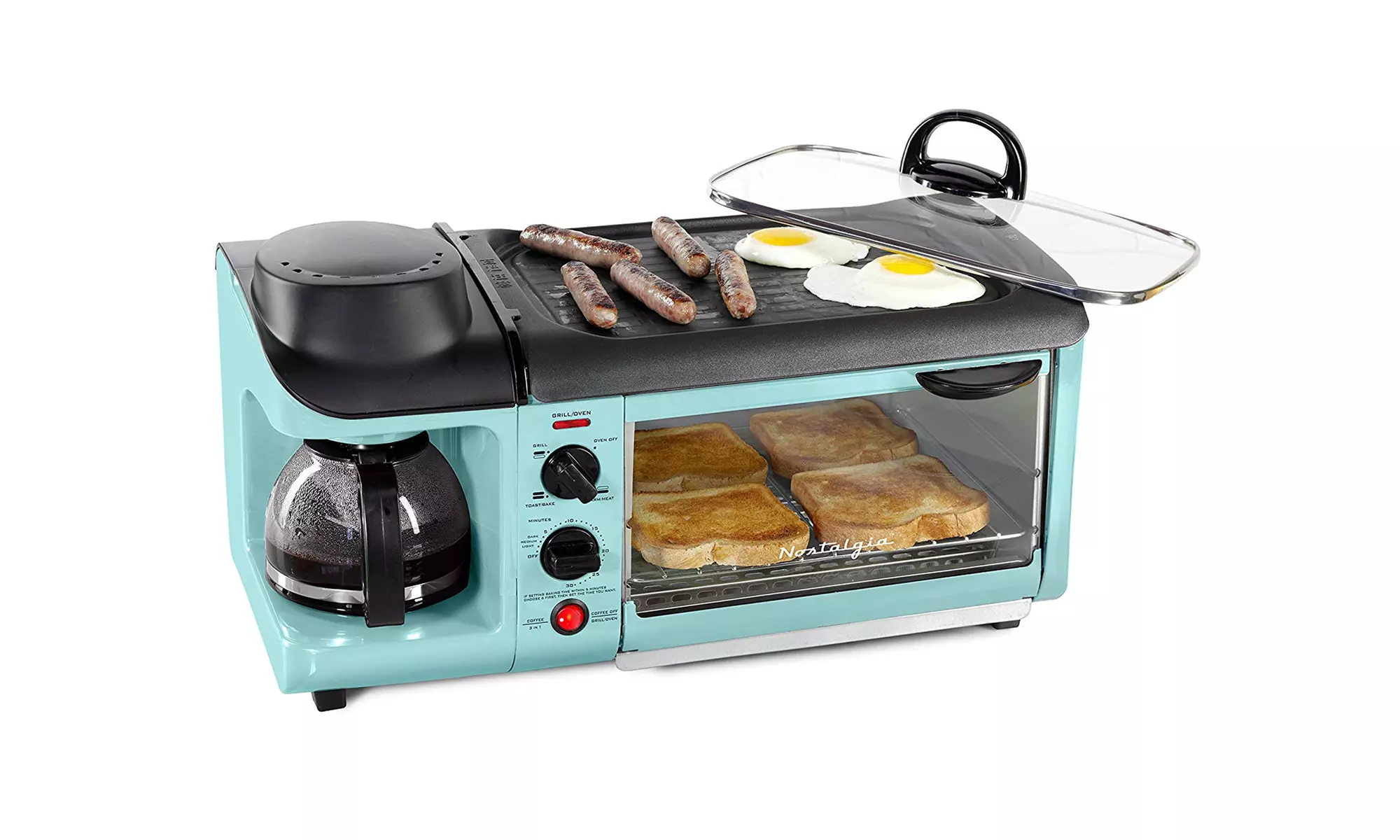Nostalgia BSET300AQ Retro  3-in-1 Breakfast Station - Primary Image