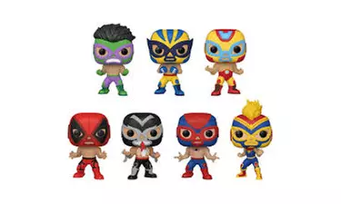Funko Pop! Marvel Lucha Libre Set of 7 Characters!  - Primary Image
