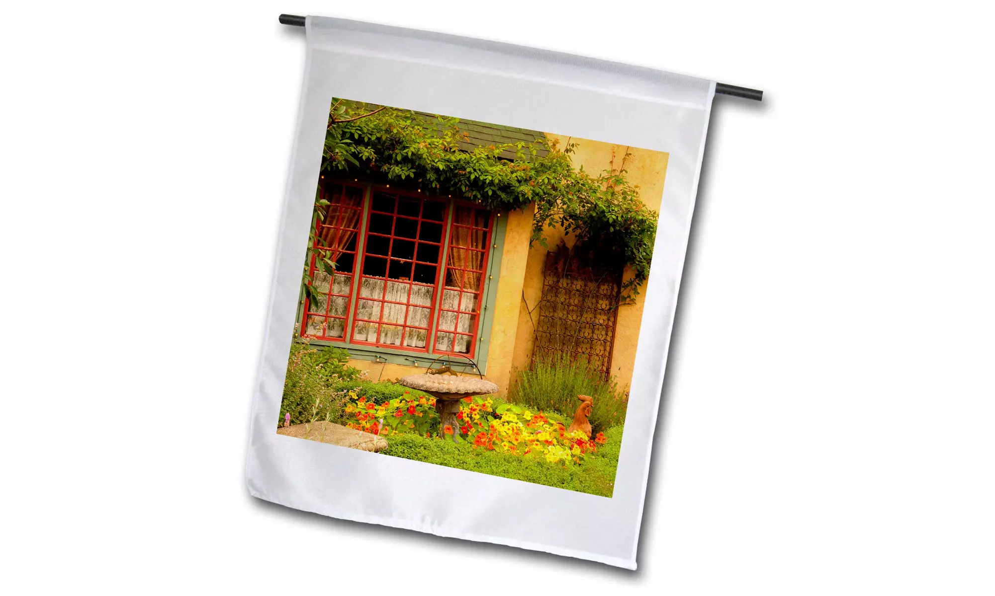 Garden Flag USA, Washington, Woodinville, The Herbfarm restaurant in Woodinvil - Second Medium