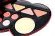 45 Colors Heart Makeup Palette (Eye-shadow Blush Gloss Mascara Lipstick) - Second Medium