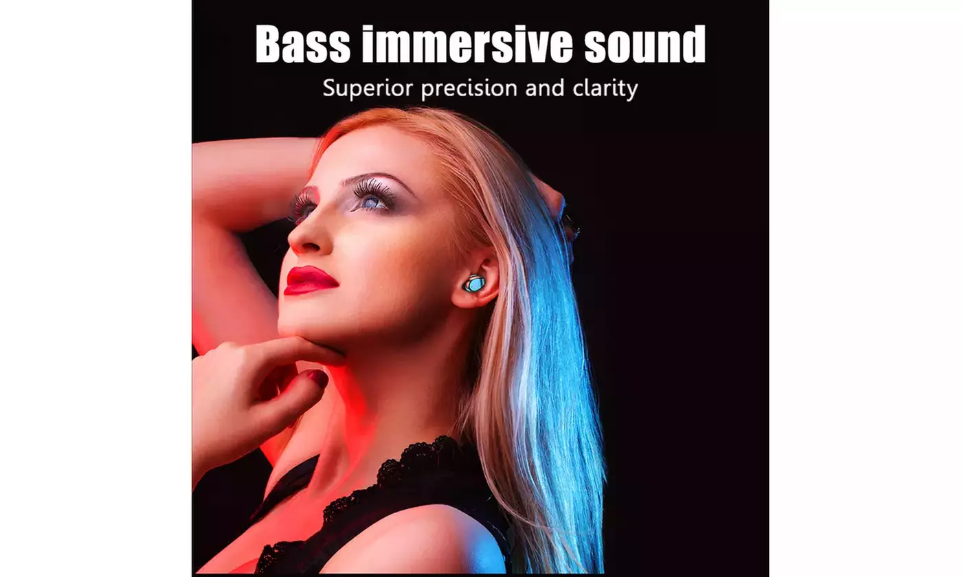 2020 Wireless Earbuds, Bluetooth 5.0 True Wireless Built-in Mic TWS Headphones - Image 5