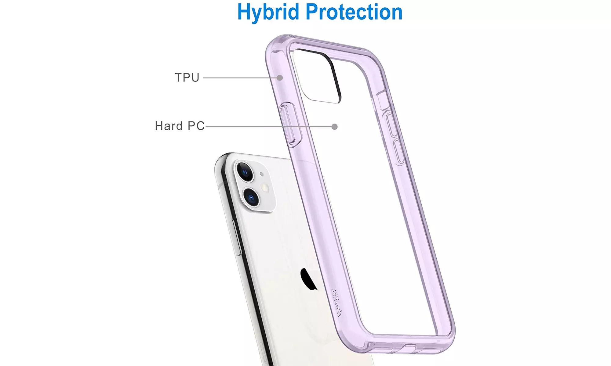JETech Case for iPhone 11 6.1-Inch Shock-Absorption Bumper Cover