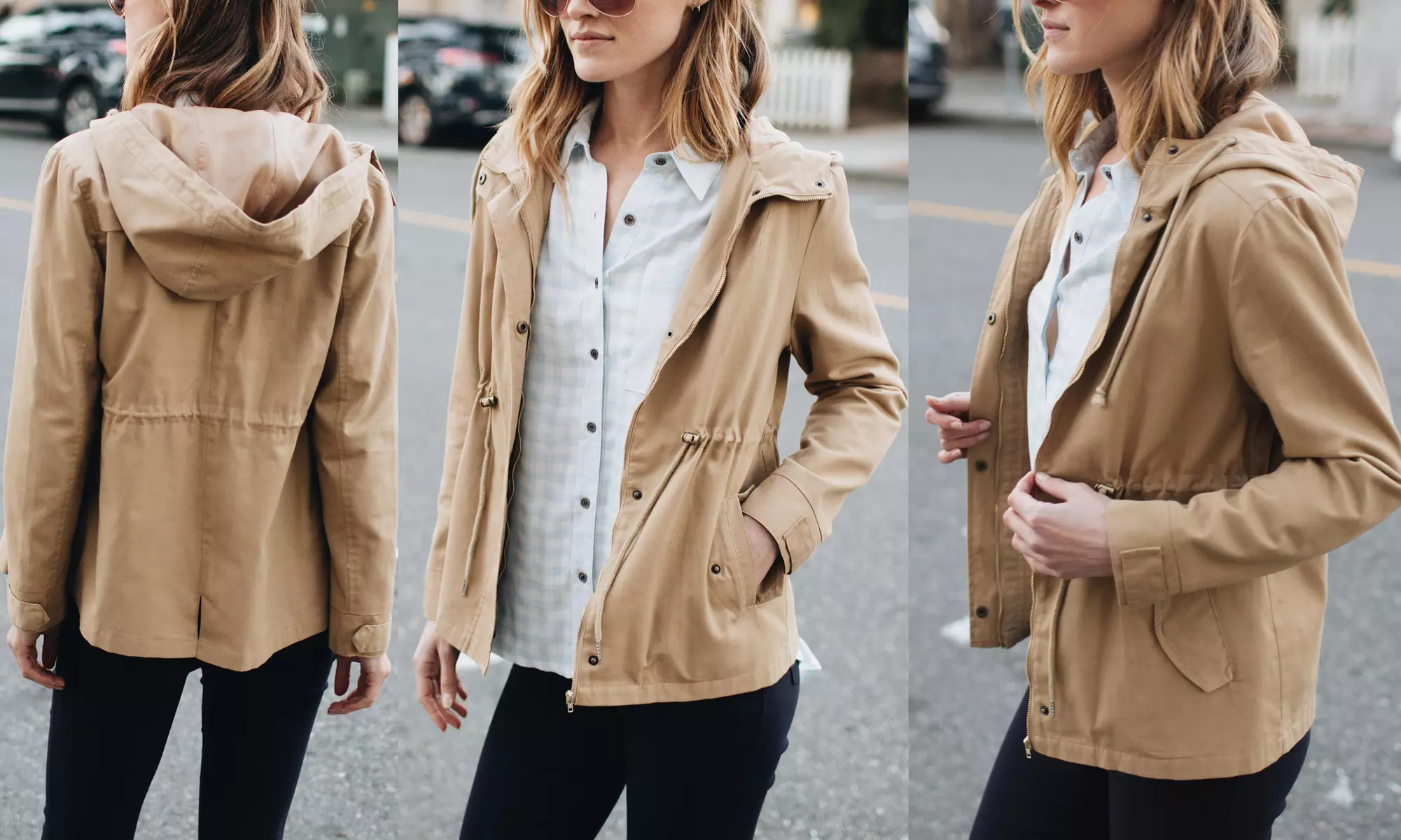 Women's Lightweight Utility Jacket. Plus Sizes Available - Second Medium