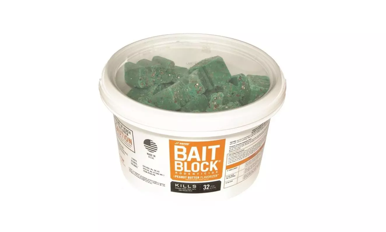 JT Eaton 704-PN Bait Block Peanut Butter Rat/Mouse Killer - Second Medium