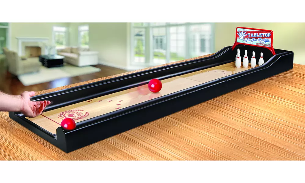 Sharper Image 10 Pin Jumbo Tabletop Bowling Set - Second Medium