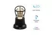 GE Vintage Cage Frame Color Changing Light Sensing LED Night Light, Black - Second Medium