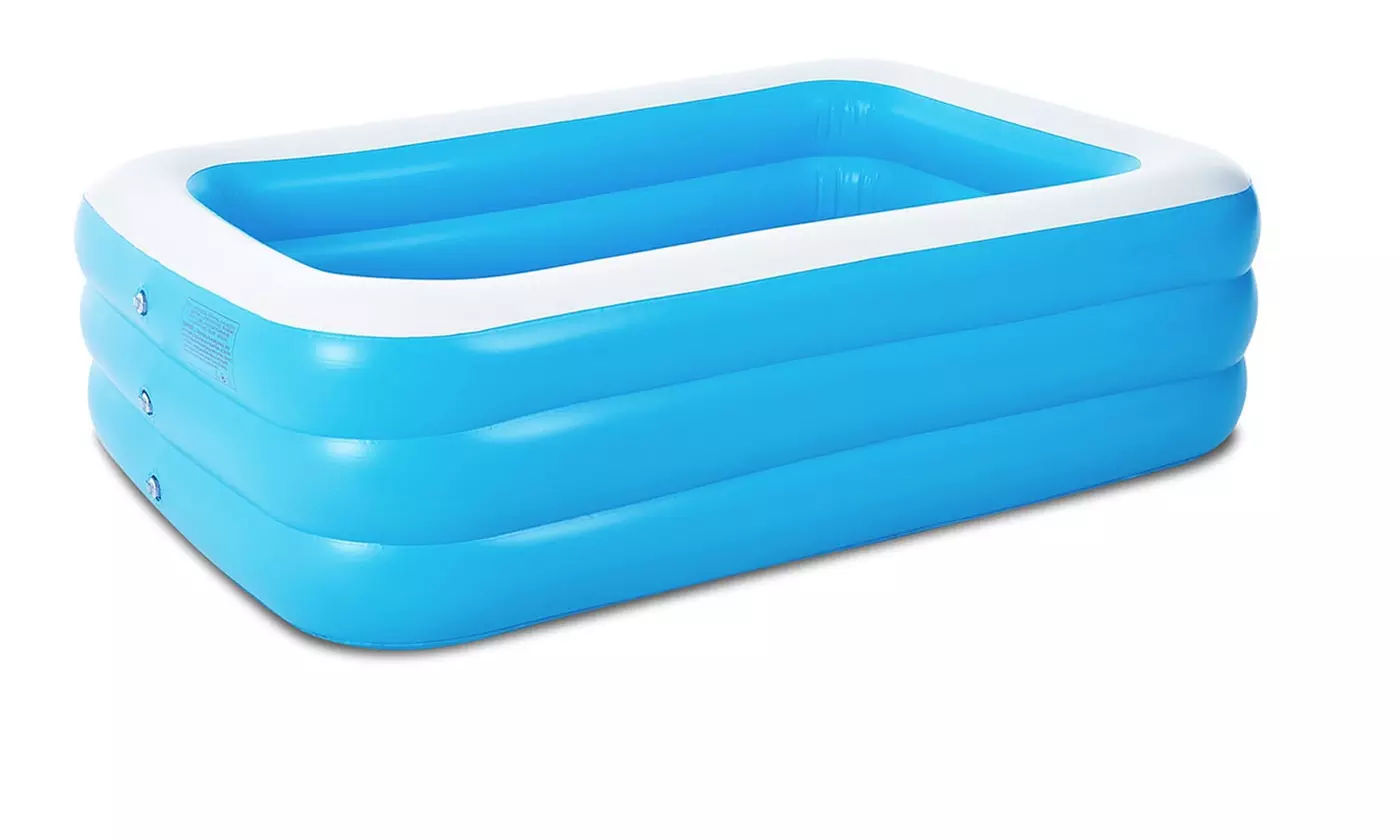 CoolWorld Inflatable Swimming Pool Blowup Family Pool - 120" x 70" x 24" 