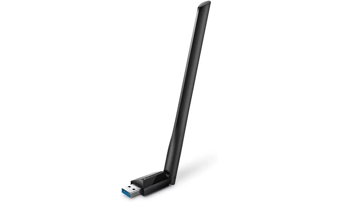 TP-Link USB WiFi Adapter for Desktop PC Archer T3U Plus Black Refurbished - Primary Image