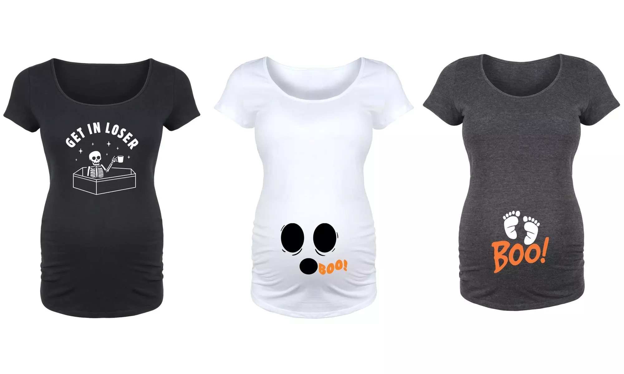 Women's Maternity Funny and Cute Halloween Tee - Primary Image
