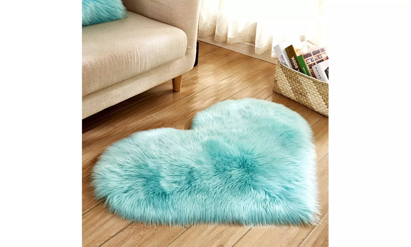 Wool Imitation Sheepskin Rugs Faux Fur Non Slip Bedroom Shaggy Carpet Mats - Second Medium