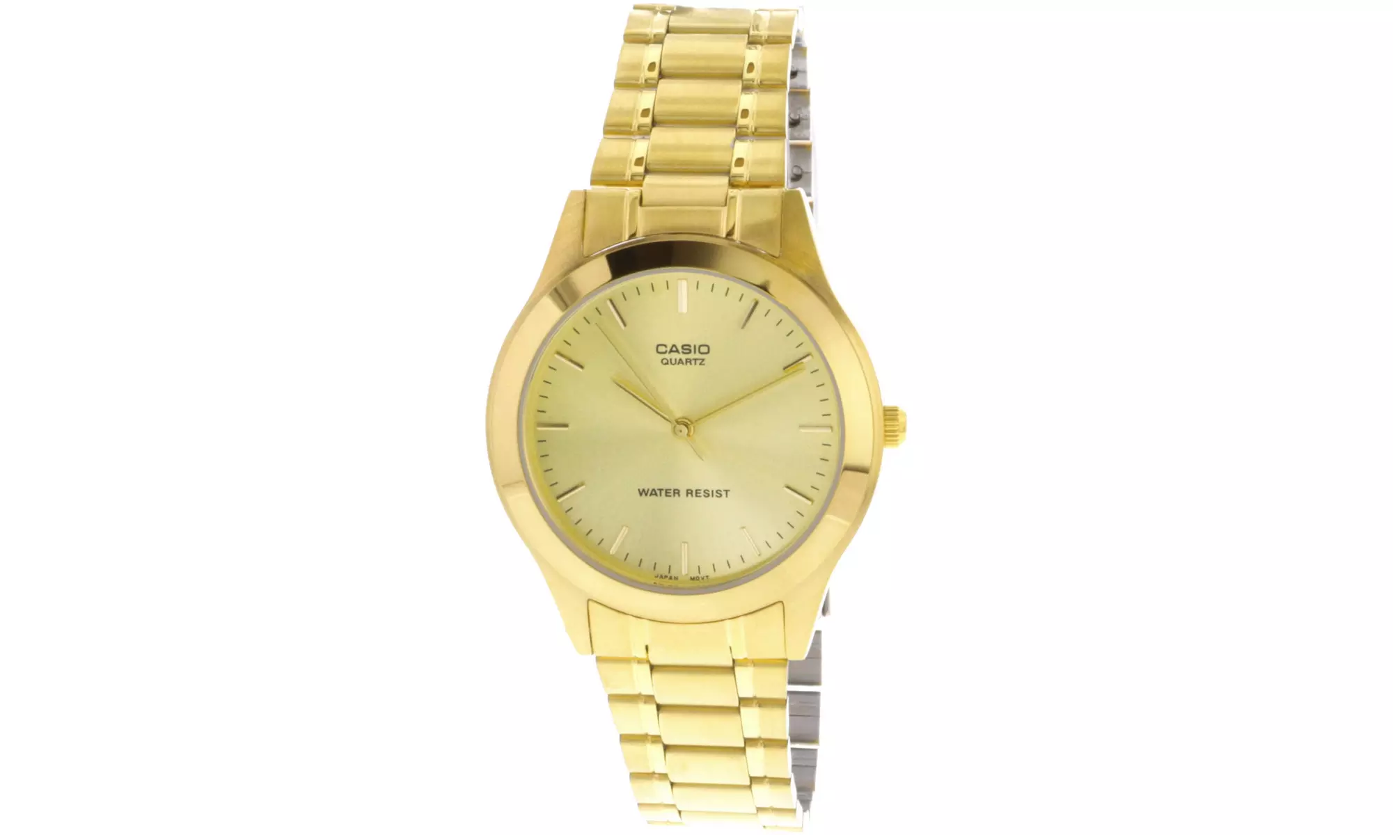 Casio Men's MTP1128N-9A White  Tone Analog Quartz Dress Watch - Primary Image