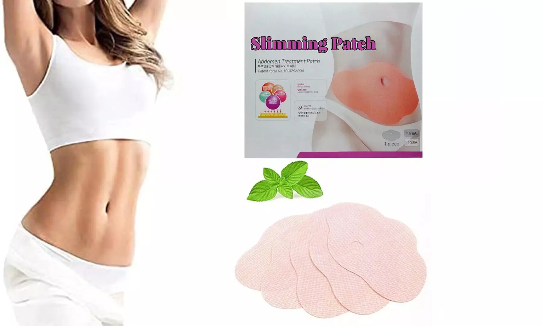 Fat Burner Loss Weight Wonder Patch Belly Slimming Patch Abdomen Detox Pads - Primary Image