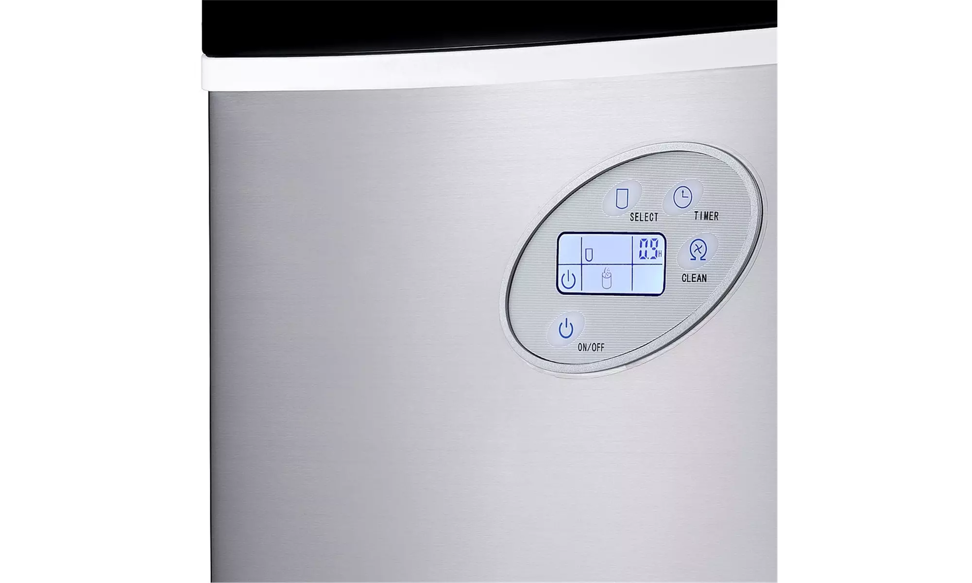 Newair Countertop Ice Maker, AI-215SS, Stainless Steel (B Grade) - Primary Image
