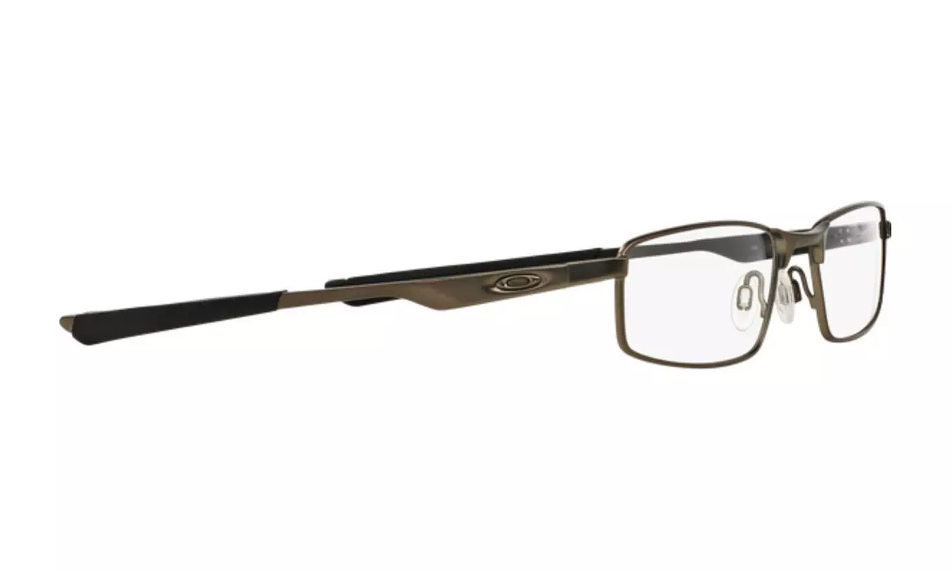 Oakley Socket 4.0 Men Eyeglasses Rectangular OX3033 12-014 Pewter Black / Demo - Second Medium