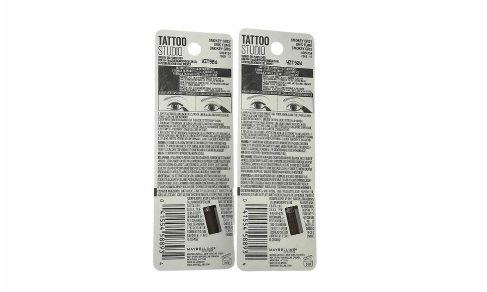 Maybelline Gel Eyeliner Midnight Mocha (Smokey Gray) - 2 Pack