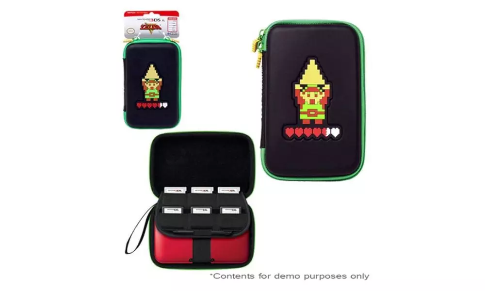 Hori Zelda Retro Hard Pouch Case For Nintendo 3DS XL / LL - Primary Image