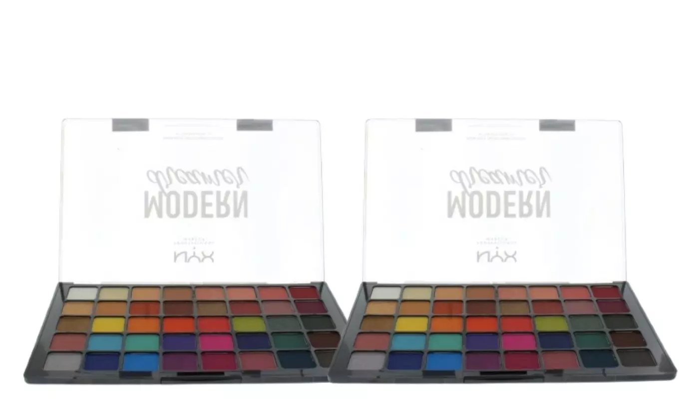 NYX Professional Makeup Shadow Palettes - Choose from 1, 2, 3 or 5 Packs