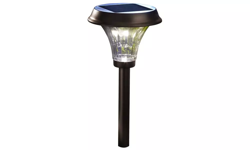Moonrays 91754 Richmond Solar LED Metal Path Light, Rubbed Bronze (Pack of 2) - Primary Image