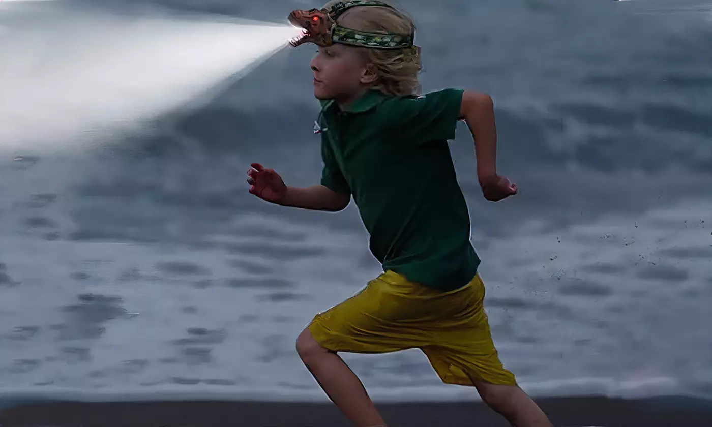 iMounTEK Roaring T-Rex Dinosaur LED Headlamp with Adjustable Headband